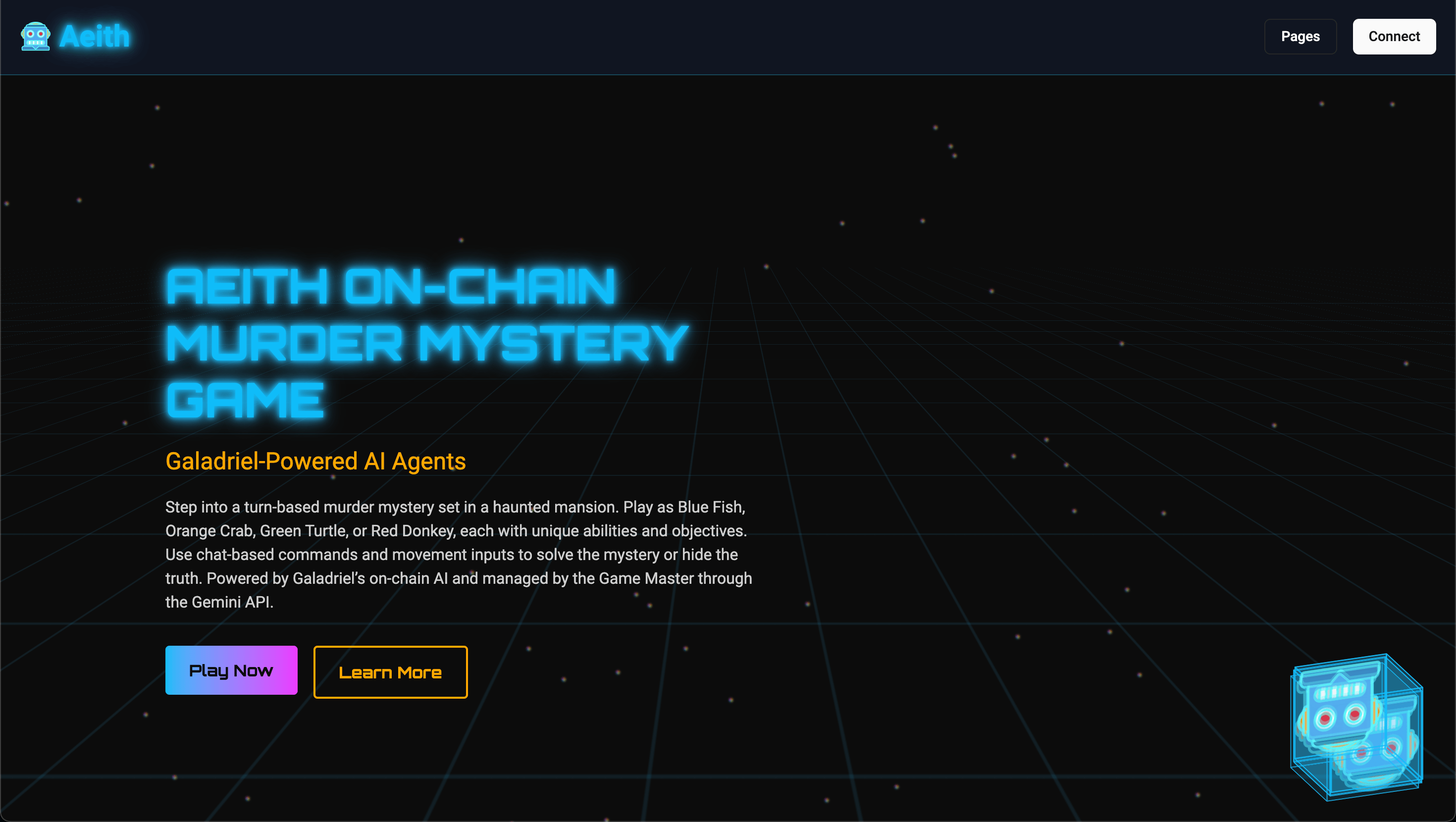 Mystery AI Game - Aeith